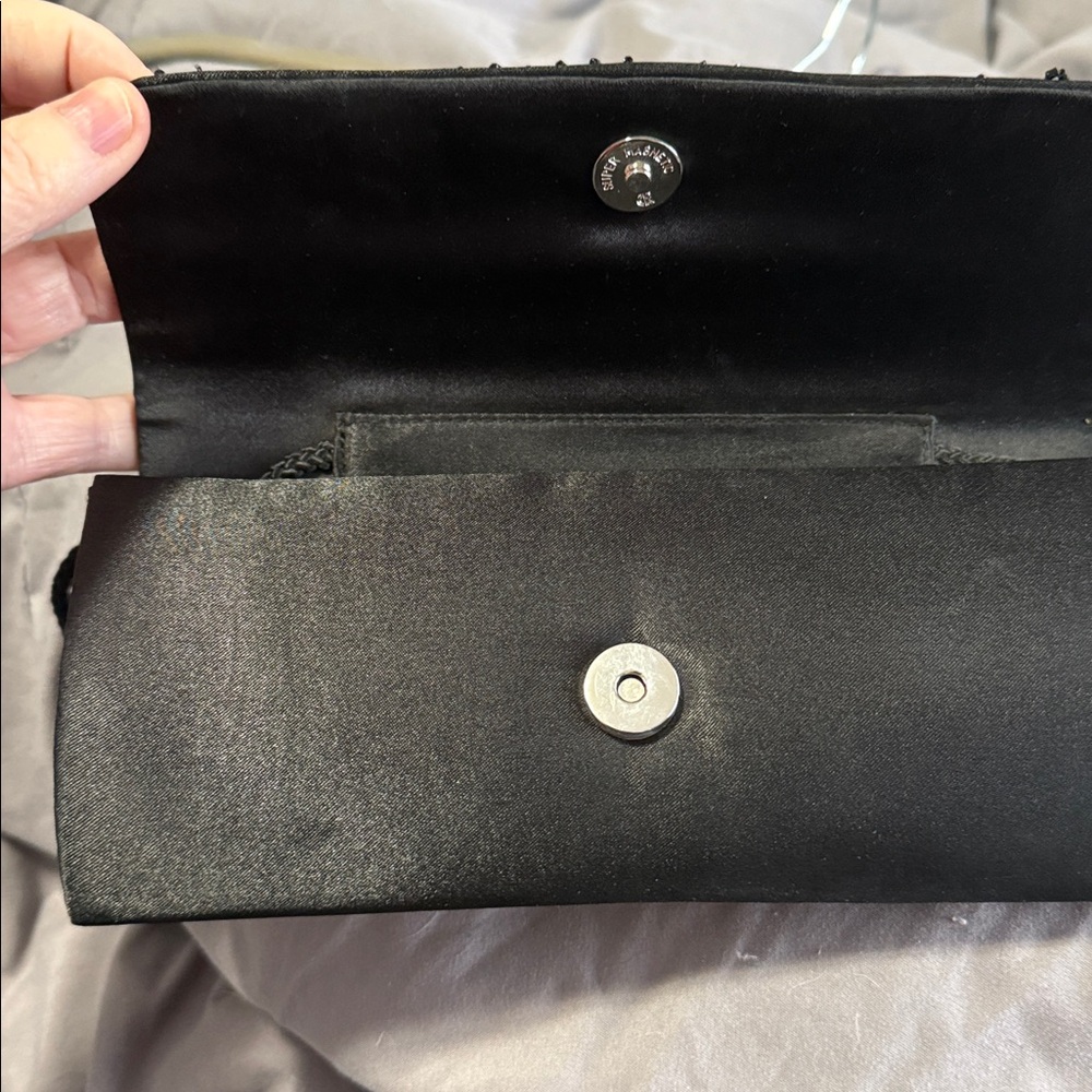 Elegant Black Beaded Evening Clutch
Plus free sheer shoulder wrap. - Picture 3 of 10